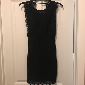 (NWT) H&M - Black Fitted Mini Dress